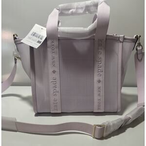 Kate Spade Small Mesh Kip Tote Crossbody Bag Purse Pale Amethyst NWT SOLD OUT